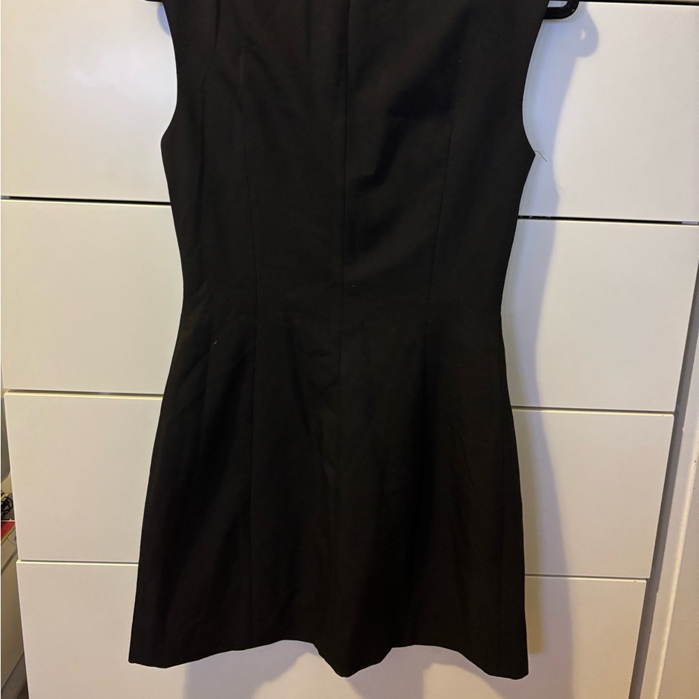 Mango Black Tailored Sleeveless Blazer Dress - Picture 7 of 8